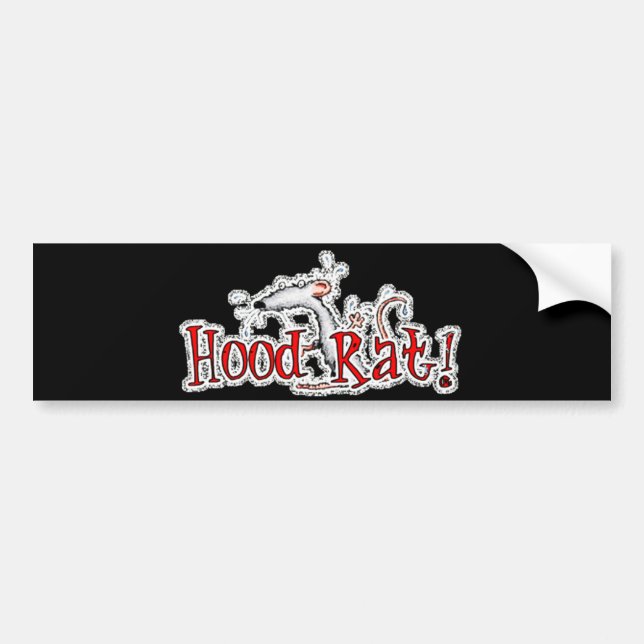 Adesivo Para Carro Hood Rat (Frente)