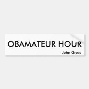 Adesivo Para Carro HORA de OBAMATEUR, - John bruto