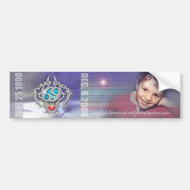 Adesivo Para Carro horóscopo de kyle (Frente)