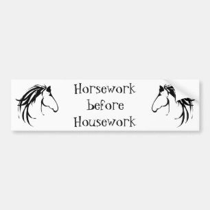 Adesivo Para Carro Horsework antes da Cotação Funny