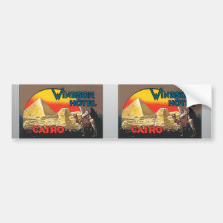 Adesivo Para Carro Hotel o Cairo de Windsor, vintage
