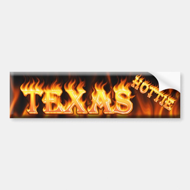 Adesivo Para Carro hottie de texas (Frente)