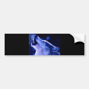 Adesivo Para Carro Howling Wolf