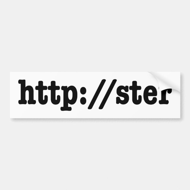 Adesivo Para Carro http://ster / código html (Frente)
