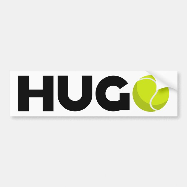 Adesivo Para Carro Hugo Tênis (Frente)