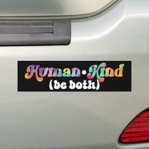 Adesivo Para Carro Humano Seja Ambas Inspiração Anti-Bullying