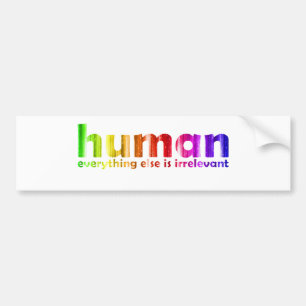 Adesivo Para Carro Humano - tudo mais é irrelevante
