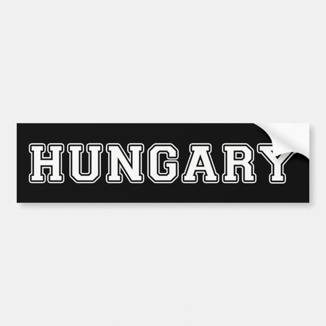 Adesivo Para Carro Hungria (Frente)