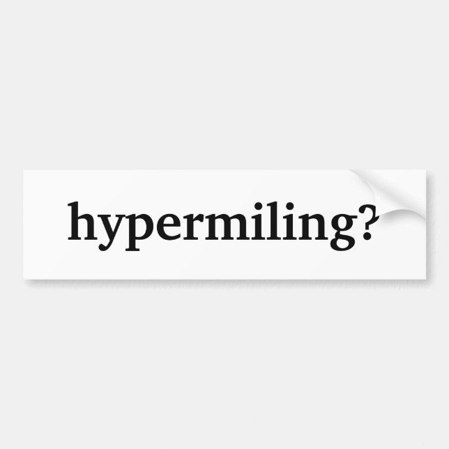 Adesivo Para Carro hypermiling? (Frente)