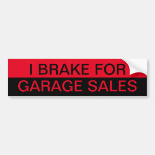 Adesivo Para Carro I Braço para Garage Sales Bumper Sticker