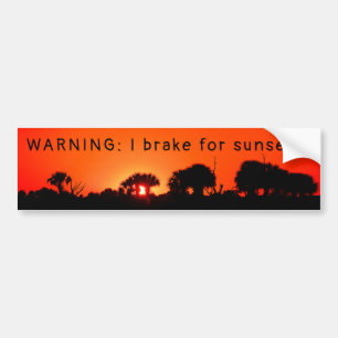 Adesivo Para Carro I Braço para Pôrs do sol Bumper Sticker