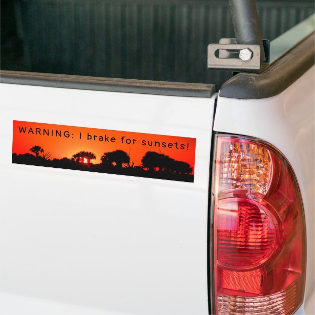 Adesivo Para Carro I Braço para Pôrs do sol Bumper Sticker (No caminhão)