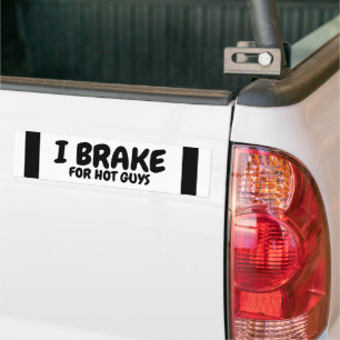 Adesivo Para Carro I Brake For Hot Guys