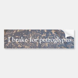 Adesivo Para Carro I brake for petroglyphs