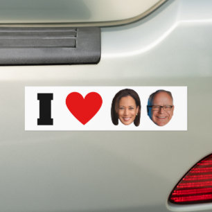 Adesivo Para Carro I Heart Harris Walz
