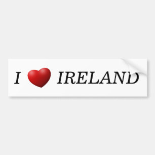 Adesivo Para Carro I Heart Ireland bscn