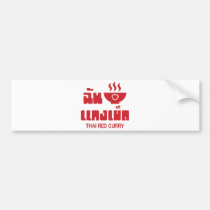 Adesivo Para Carro I Heart (Love) Thai Red Curry