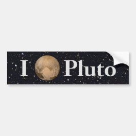 Adesivo Para Carro I Heart Pluto Starry Sky