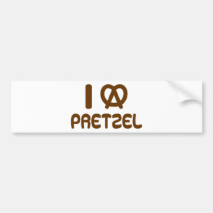 Adesivo Para Carro I Heart Pretzel