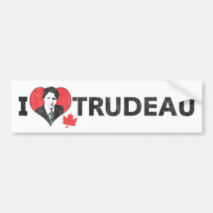 Adesivo Para Carro I Heart Trudeau