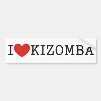 Adesivo Para Carro I love Kizomba