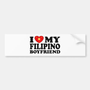 Adesivo Para Carro I Love My Filipino Boyfriend