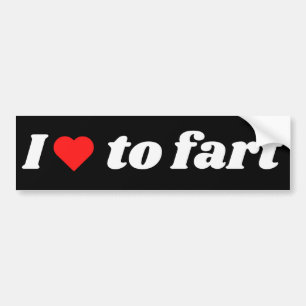 Adesivo Para Carro I Love To Fart