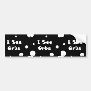 Adesivo Para Carro I See Orbs-bumper sticker