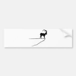 Adesivo Para Carro ibex capricorn mountain steinbock goat sheep climb
