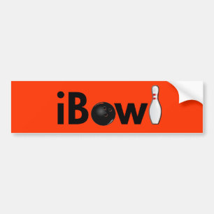 Adesivo Para Carro iBowl (pino da bola)