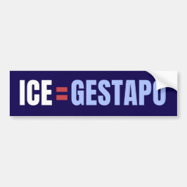Adesivo Para Carro ICE Equals Gestapo Anti Trump