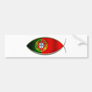 Adesivo Para Carro Ichthus - bandeira portuguesa