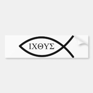 Adesivo Para Carro Ichthys (símbolo)