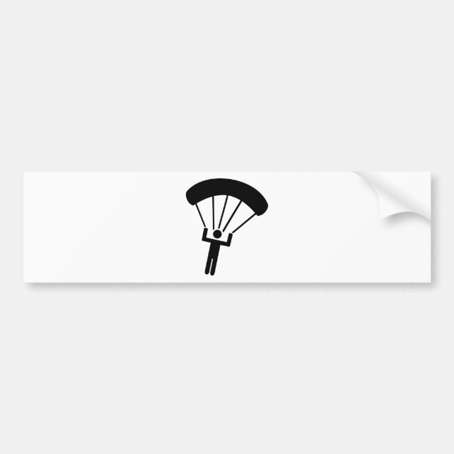 Adesivo Para Carro Ícone de Skydiving (Frente)