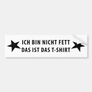 Adesivo Para Carro Ícone do t-shirt de Fett do nicht da caixa de Ich