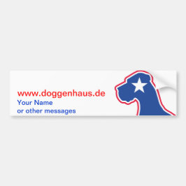 Adesivo Para Carro identidade de criador de Dogue Alemão