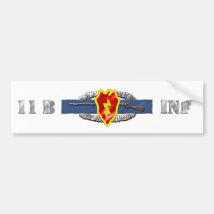 Adesivo Para Carro Identificação da INFANTARIA 11B 25o