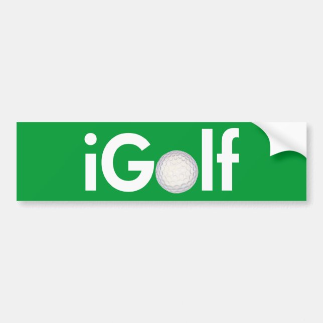 Adesivo Para Carro iGolf (bola) (Frente)