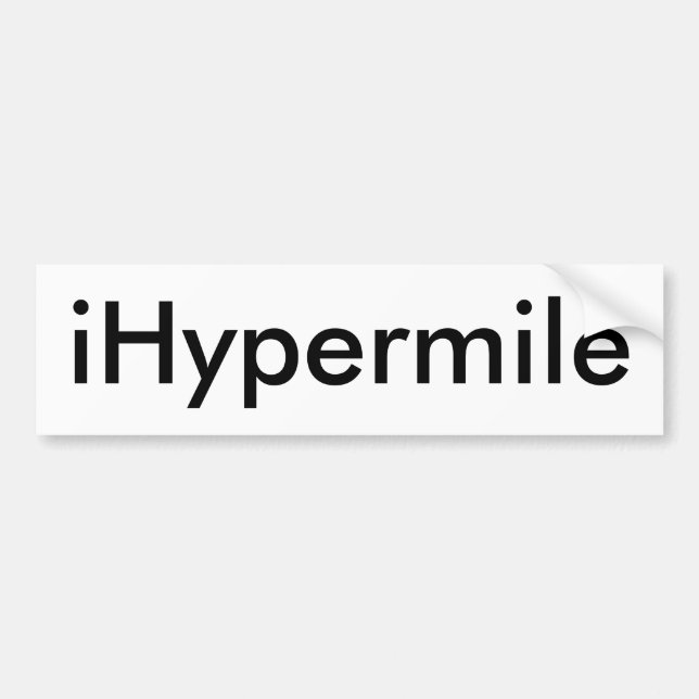 Adesivo Para Carro iHypermile (Frente)