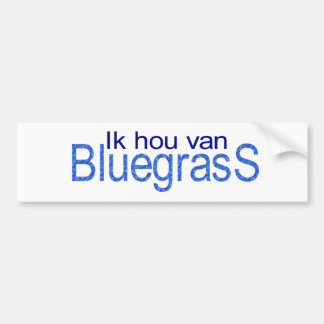 Adesivo Para Carro Ik hou van Bluegrass