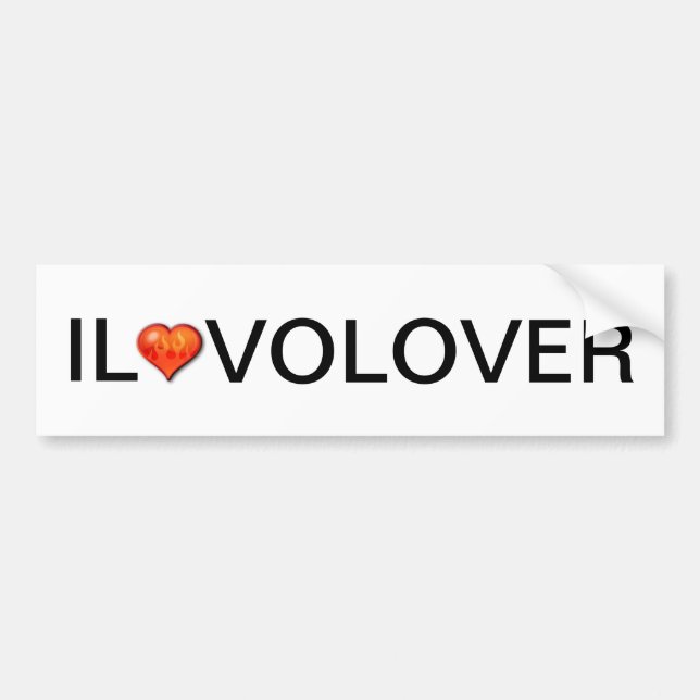Adesivo Para Carro IL Volover Bumpersticker (Frente)