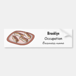 Adesivo Para Carro Ilustração de desenho animado de eclair de chocola