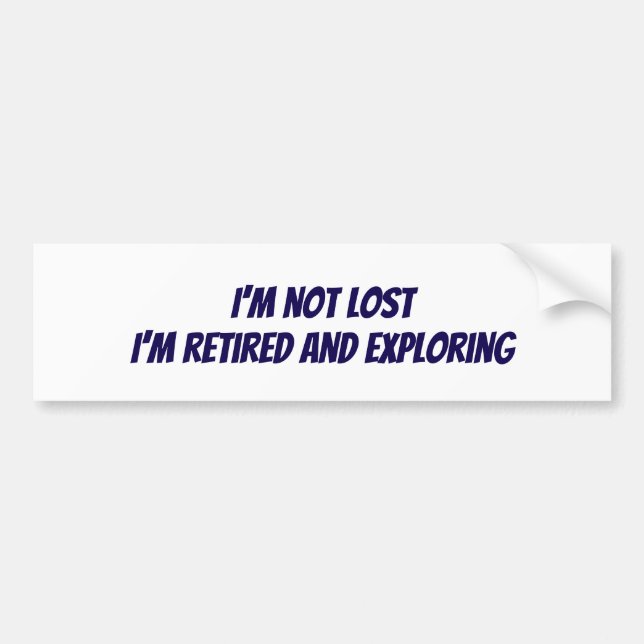 Adesivo Para Carro I'm not lost sticker (Frente)