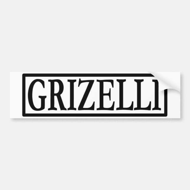 Adesivo Para Carro Imagem do pára-choque de Griz (Frente)