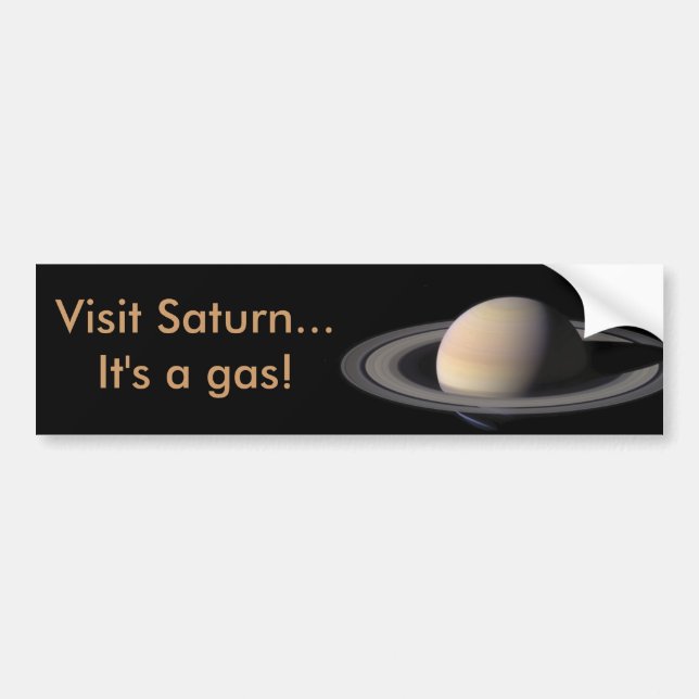 Adesivo Para Carro Imagem maravilhosa de Saturn da NASA (Frente)