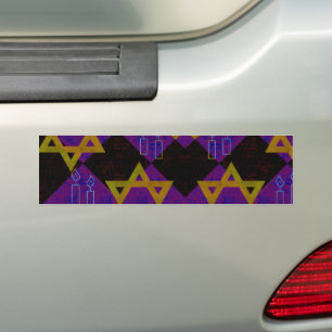 Adesivo Para Carro Imagem temática de Hanukkah da SlipperyJoe's amare