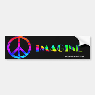ADESIVO PARA CARRO IMAGINE A PAZ