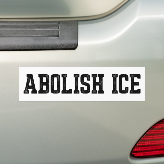 Adesivo Para Carro Immigration Abolish ICE (No carro)