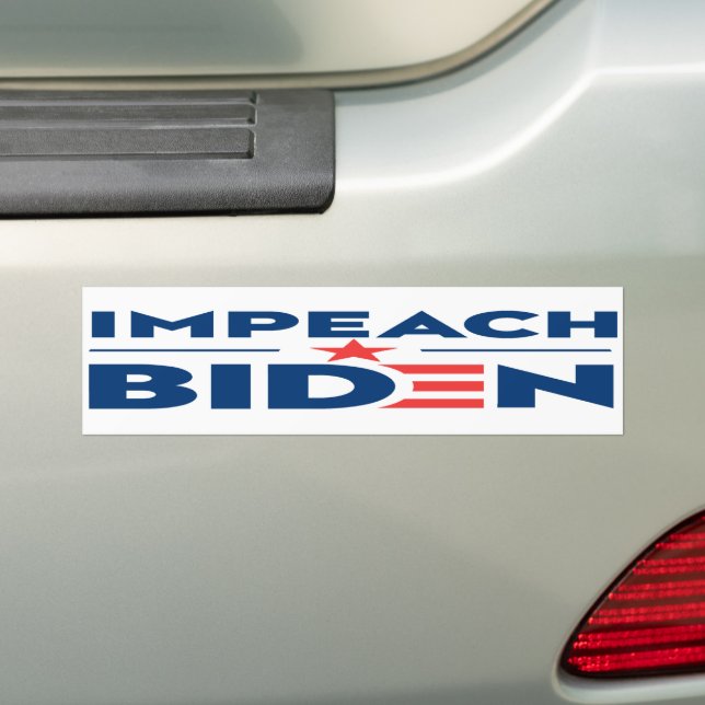 Adesivo Para Carro Impeach Biden Anti Joe Biden (No carro)