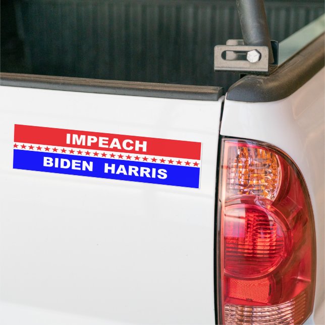 Adesivo Para Carro Impeach Biden Harris (No caminhão)